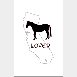 California Horse Lover Gift Posters and Art